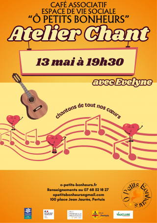 Atelier chant avec Evelyne