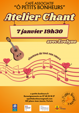Atelier chant avec Evelyne